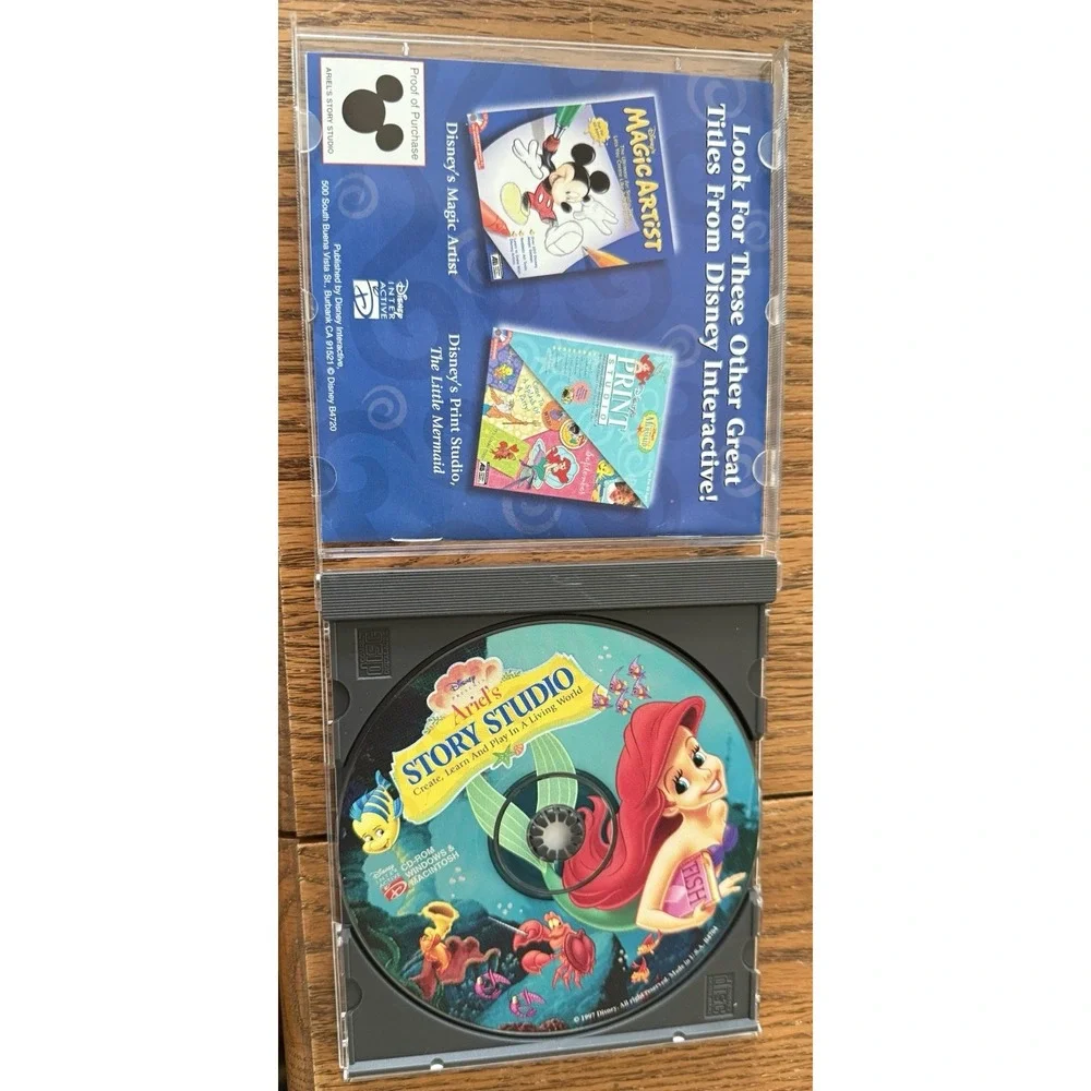 Disney Ariel'S Story Studio: Create Learn, And Play In A Living World PC, CD-ROM